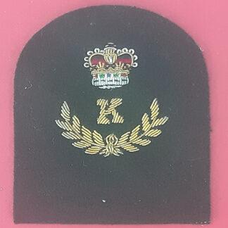 Royal Marines Cook 1st Class - Gold & Silver Wire Bullion On Lovat Green Specialist Qualification Badge.
