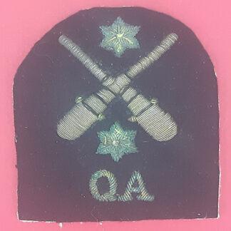 Royal Marines Quarter Armourer 2nd Class - Silver Wire Bullion Specialist Qualification Badge.