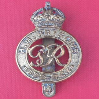Her Majesty's Prison Service - GRV1 Gilding Metal Cap Badge.