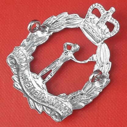 The Royal Observer Corps - Queen's Crown Chromed Cap Badge. - Image 2