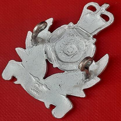 The Intelligence Corps - Queen's Crown Silver Plate Cap Badge. - Image 2