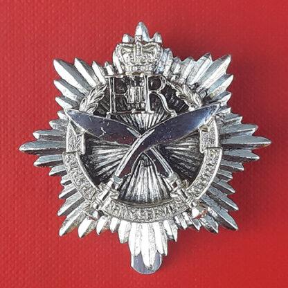 The Gurkha Army Service Corps - Gold & Silver Anodised Cap Badge.