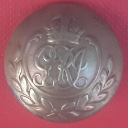 (India) India General Service - 23mm King's Crown Gilding Metal Button.