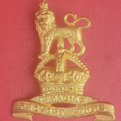 (Canada)  The Canadian Provost Corps - Gilt Collar Badge.