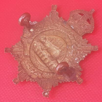 (Canadian Militia) 30th Regiment (British Columbia Horse) - King's Crown Gilding Metal Collar Badge. - Image 2