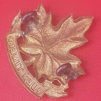 (Canadian Militia) 83rd Joliette Regiment - Gilding Metal Collar Badge. - Image 2