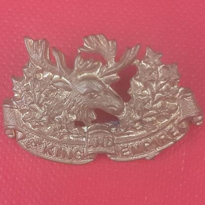 (Canadian Militia) 16th Canadian Light Horse - Gilding Metal Collar Badge.