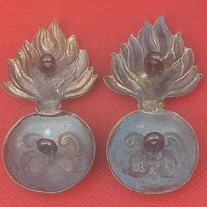 (Canadian Militia) 66th Regiment (Princess Louise's Fusiliers ) - Gilding Metal Collar Badges. - Image 2