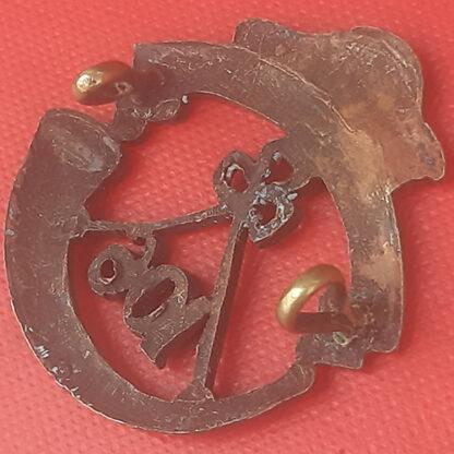 (Canadian Militia) 106th Winnipeg Light Infanry - Gilding Metal Cap Badge. - Image 2