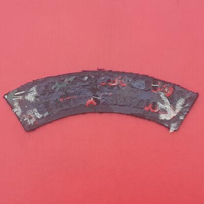 Gloucestershire Volunteer Artillery - Woven Cloth Shoulder Title. - Image 2