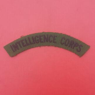 The Intelligence Corps - Woven Cloth Shoulder Title.