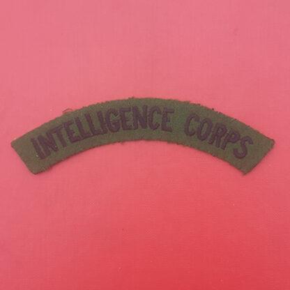 The Intelligence Corps - Woven Cloth Shoulder Title.