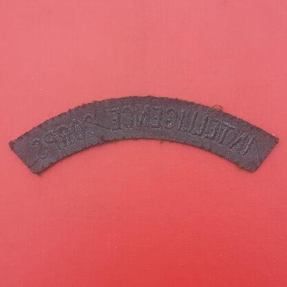 The Intelligence Corps - Woven Cloth Shoulder Title. - Image 2
