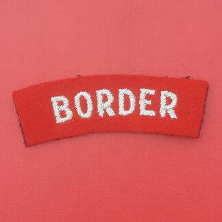 The Border Regiment - Woven Cloth Shoulder Title.