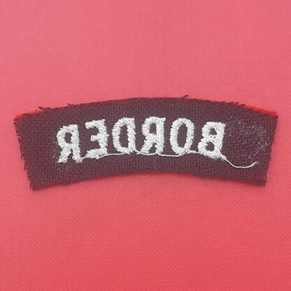 The Border Regiment - Woven Cloth Shoulder Title. - Image 2