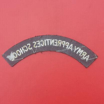 The Army Apprentice School - Woven Cloth Shoulder Title. - Image 2