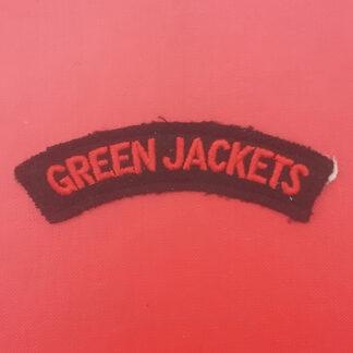 The Royal Green Jackets - Woven Cloth Shoulder Title.