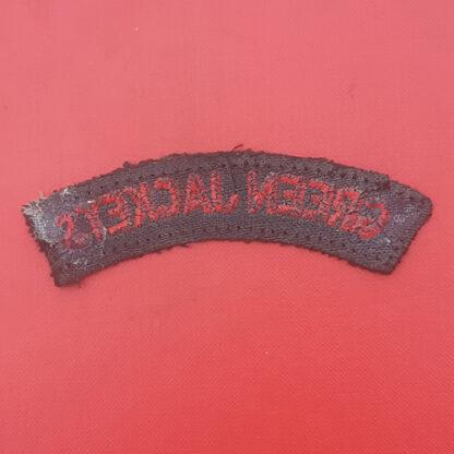 The Royal Green Jackets - Woven Cloth Shoulder Title. - Image 2
