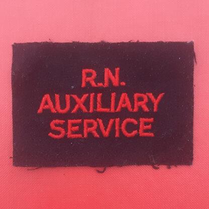 The Royal Navy Auxiliary Service - Cloth Badge.