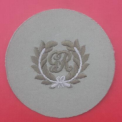 The Royal Marines Tropical "King's Badge" - Embroidered Cloth Badge.