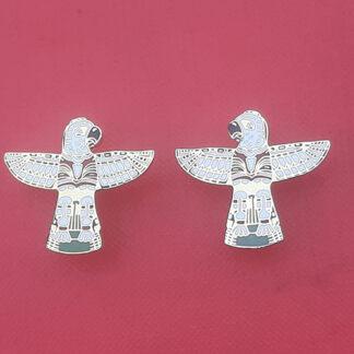(Canada) The Canadian Army Security Branch - Metal Collar Badges.