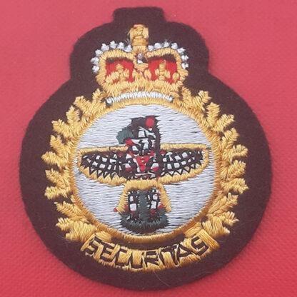 (Canada) The Canadian Army Security Branch - Queen's Crown Cloth Badge.
