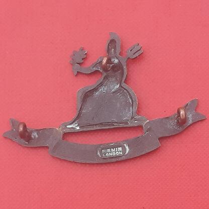 The Norfolk Regiment - Bronzed Officer's Service Dress Collar Badge. - Image 2