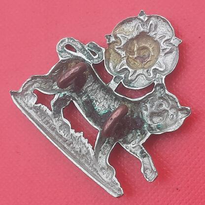 The York & Lancaster Volunteer Battalion - Bi Metal Collar Badge. - Image 2