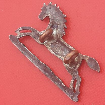 3rd King's Own Hussars - Silver Collar Badge. - Image 2