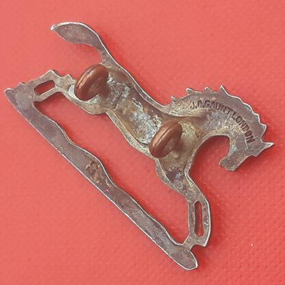 3rd King's Own Husars - Silver Collar Badge - Image 2