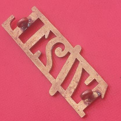 17th / 21st Lancers - Gilding Metal Shoulder Title. - Image 2