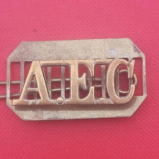 The Army Education Corps - Gilding Metal Shoulder Title.