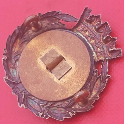 6th Hampshire Regiment  (Duke Of Connaught's Own) - Silver & Enamelled Cap Badge. - Image 2