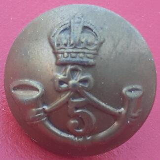 (India) 5th Maharatta's Light Infantry - King's Crown 19mm Gilding Metal Button.