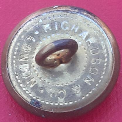 (India) 19th Hyderabad Regiment - King's Crown 19mm Gilding Metal Button. - Image 2