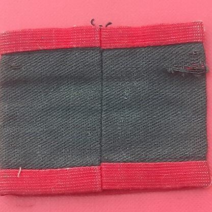 The Royal Hampshire Regiment - Black On Red Woven Slipover Shoulder Badge. - Image 2