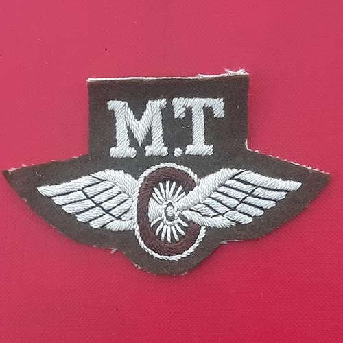 British Army Motor Transport - Cloth Trade Badge.