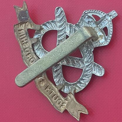 The South Staffordshire Regiment - King's Crown Bi Metal Cap Badge. - Image 2
