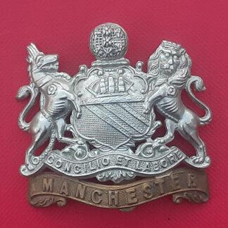 The Manchester Regiment - Bi Metal Cap Badge.