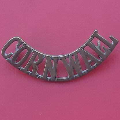 The Duke Of Cornwall's Light Infantry - Gilding Metal Shoulder Title.