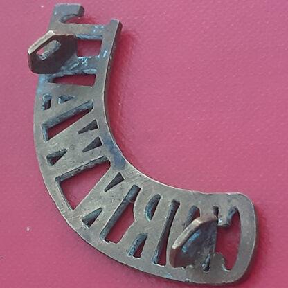 The Duke Of Cornwall's Light Infantry - Gilding Metal Shoulder Title. - Image 2