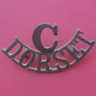 The Dorsetshire Regiment Cadets - Gilding Metal Shoulder Title.