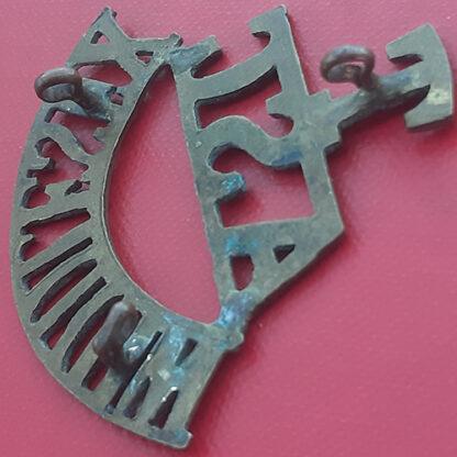 The Army Service Corps Middlesex Territorials - Gilding Metal Shoulder Title. - Image 2