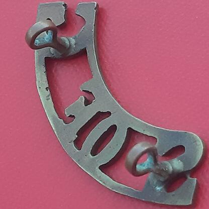 The School Of Gunnery - Gilding Metal Shoulder Title. - Image 2