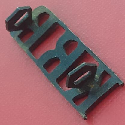 The King's Royal Rifle Corps - Blackened Brass Shoulder Title. - Image 2