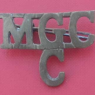 The Machine Gun Corps (Cavalry) - Cast Brass Shoulder Title.