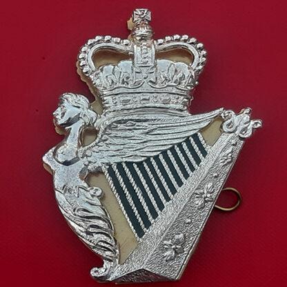Royal Irish Regiment - Piper's Chromed Caubeen Badge.