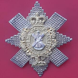 The Royal Highland Regiment (Black Watch) - Officer's Bi Metal Cap Badge.