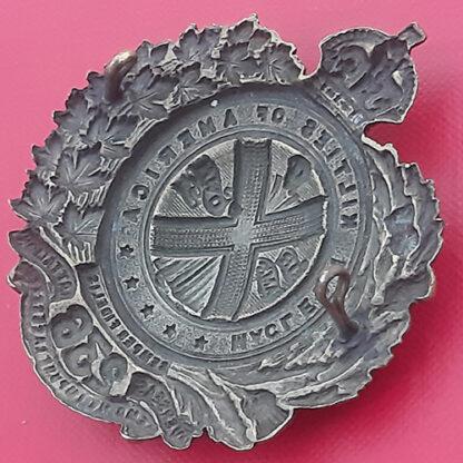 (Canada) 236th Infantry Battalion (McLean Kilties Of America) - King's Crown Gilding Metal Cap Badge. - Image 2