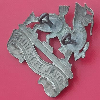 Royal Berkshire Volunteer Battalion - White Metal Cap Badge. - Image 2